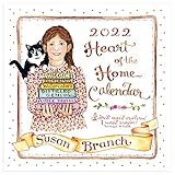TF PUBLISHING - 2022 Susan Branch (Heart of the Home) Wall Calendar - Home and Office Organizer - Large Monthly Grid for Plans - 4 Bonus Months