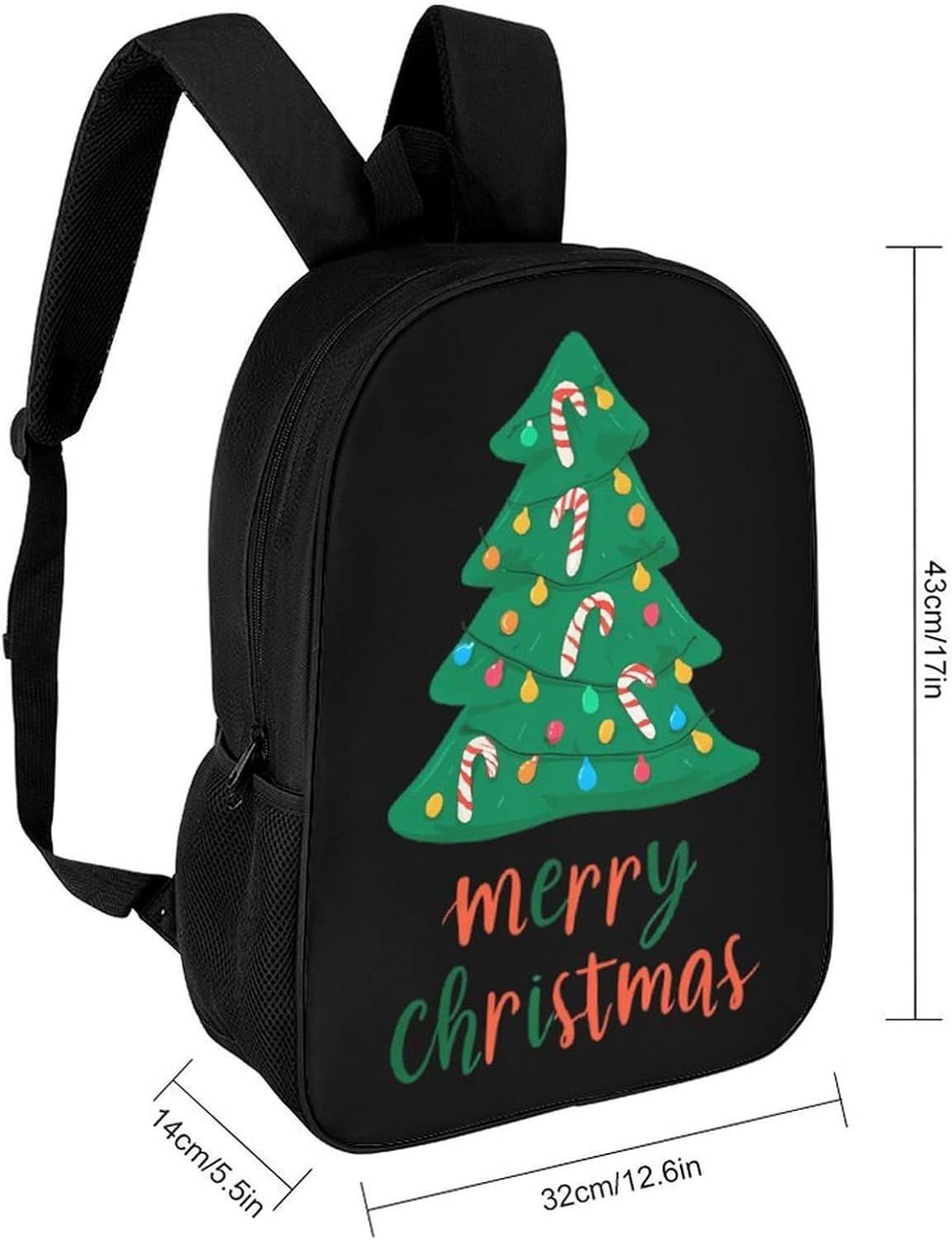 Merry Travel Backpack 17 Inch Casual Daypack Bag with Adjustable Shoulder Straps