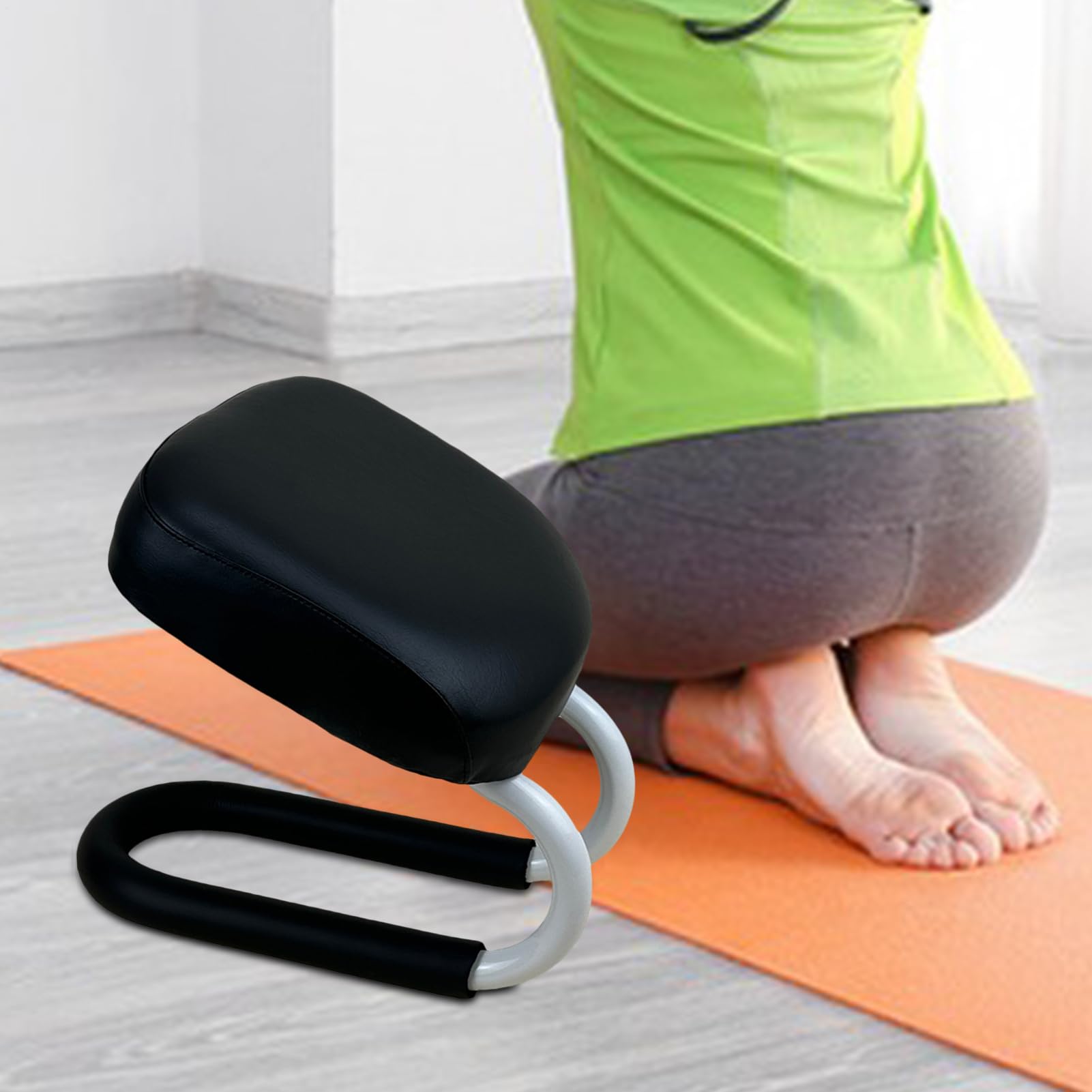 Chaise de méditation et de prière, siège Portable, Base antidérapante, Coussin Doux, Accessoires de Yoga, Tabouret de prière, idéal pour Adultes, 28 x 22,5 x 25 cm
