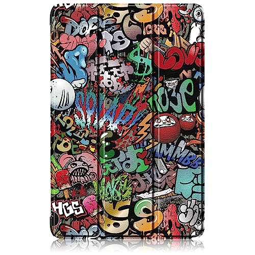 Coque Galaxy Tab S9 11" graffiti avec support et veille auto