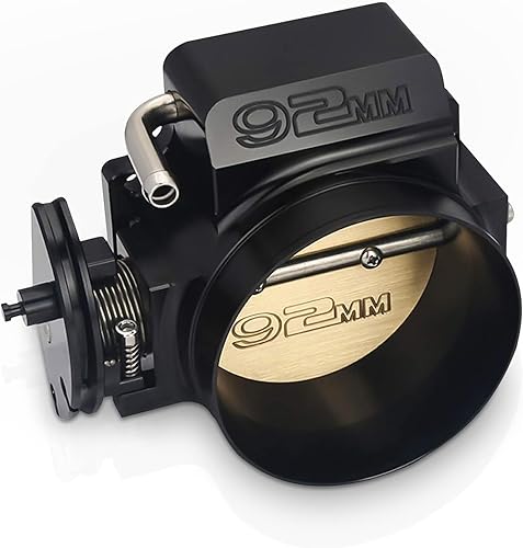 Endxedo Conjunto de cuerpo del acelerador de 3.622 in compatible con LS LS1 LS3 LS6 LSX Engine 4 Bolt Aluminio Negro