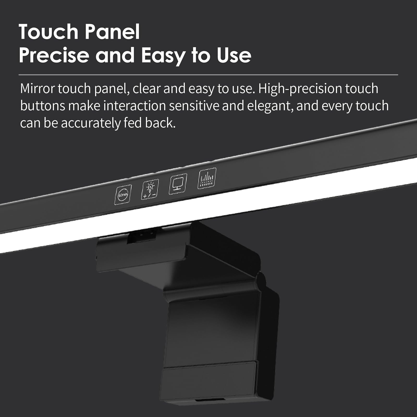 BY-J Lampada per schermo PC con telecomando, luce regolabile dello schermo dimmerabile automatica, lampada LED USB per computer da 40 cm, illuminazione per monitor da ufficio e giochi