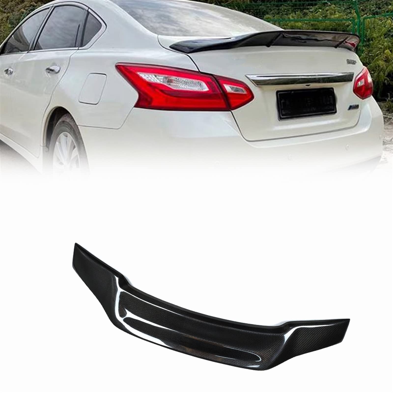 Aileron de coffre carbone Nissan Altima 2013-2015 élimine la monotonie du hayon arrière