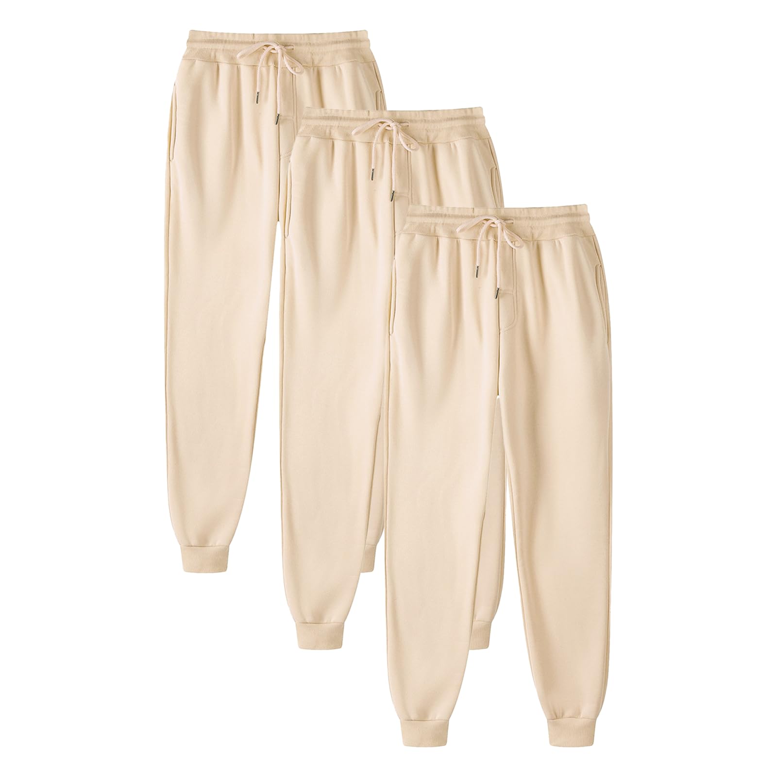 Pantalones deportivos para mujer, cintura alta, 3 unidades, pantalones de