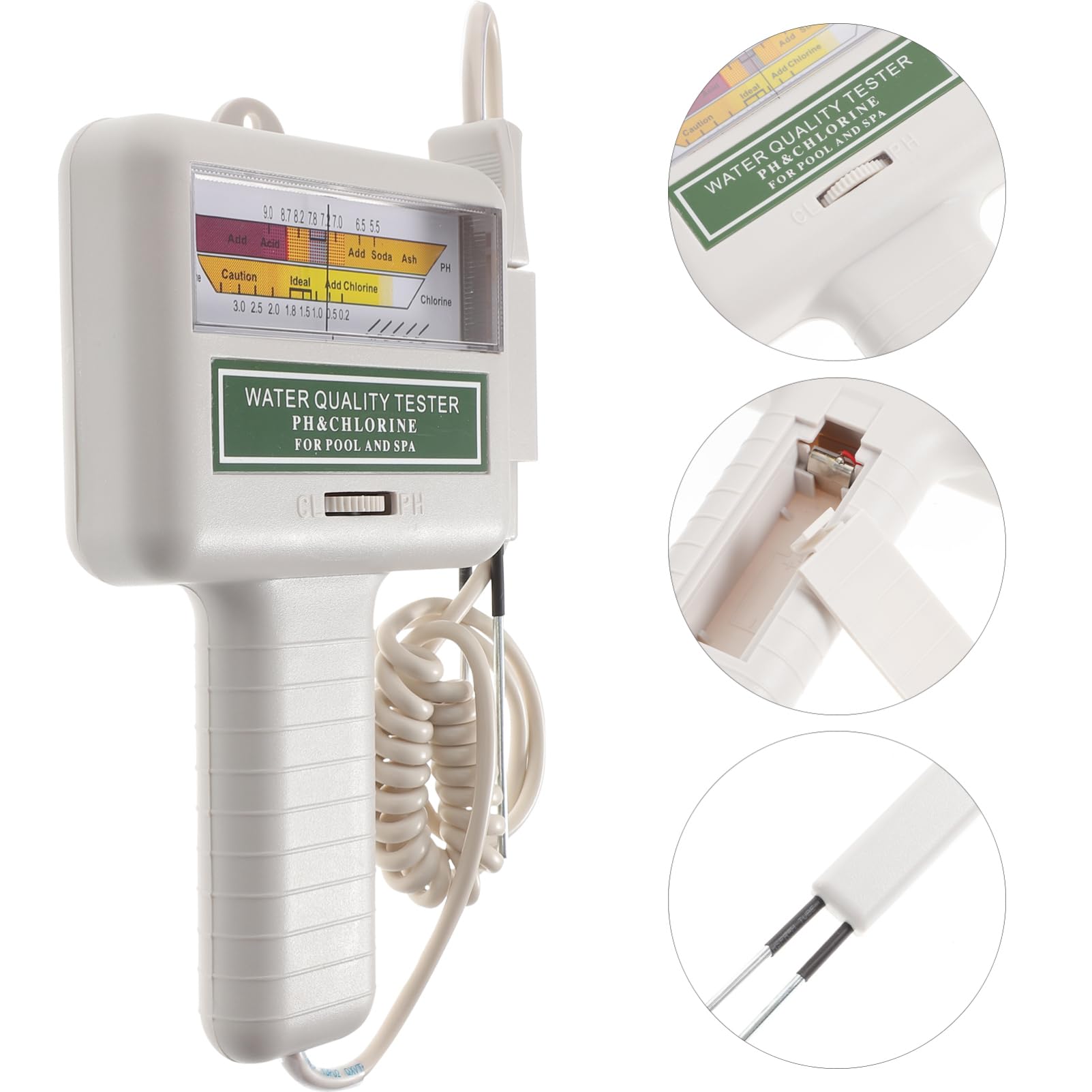 Probador de Calidad del Agua de Piscina Pc101 Pantalla Grande