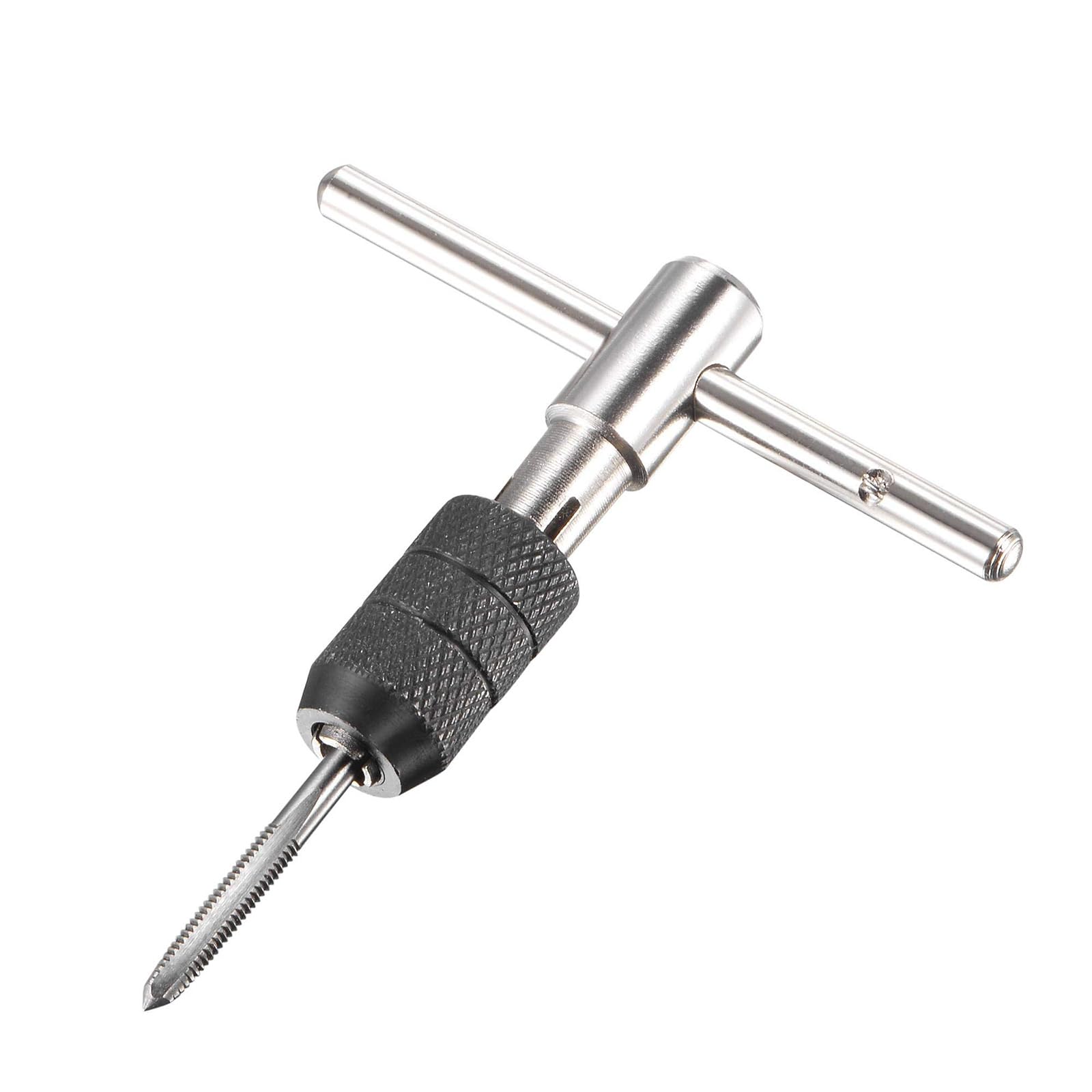 MACHSWON Adjustable T-Handle Tap Wrench Set,M3 M4 M5 M6 Hand Thread Taps & 2.5mm 3.5mm 4.2mm 5.2mm Twist Drill Bits,High Speed Steel Threading Tool for Metal Aluminum Plastic Wood,9pcs - Image 3