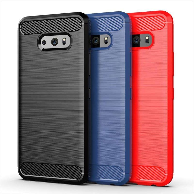 Image of Hybrid Carbon Fiber Back Case for LG G8X ThinQ (Blue)