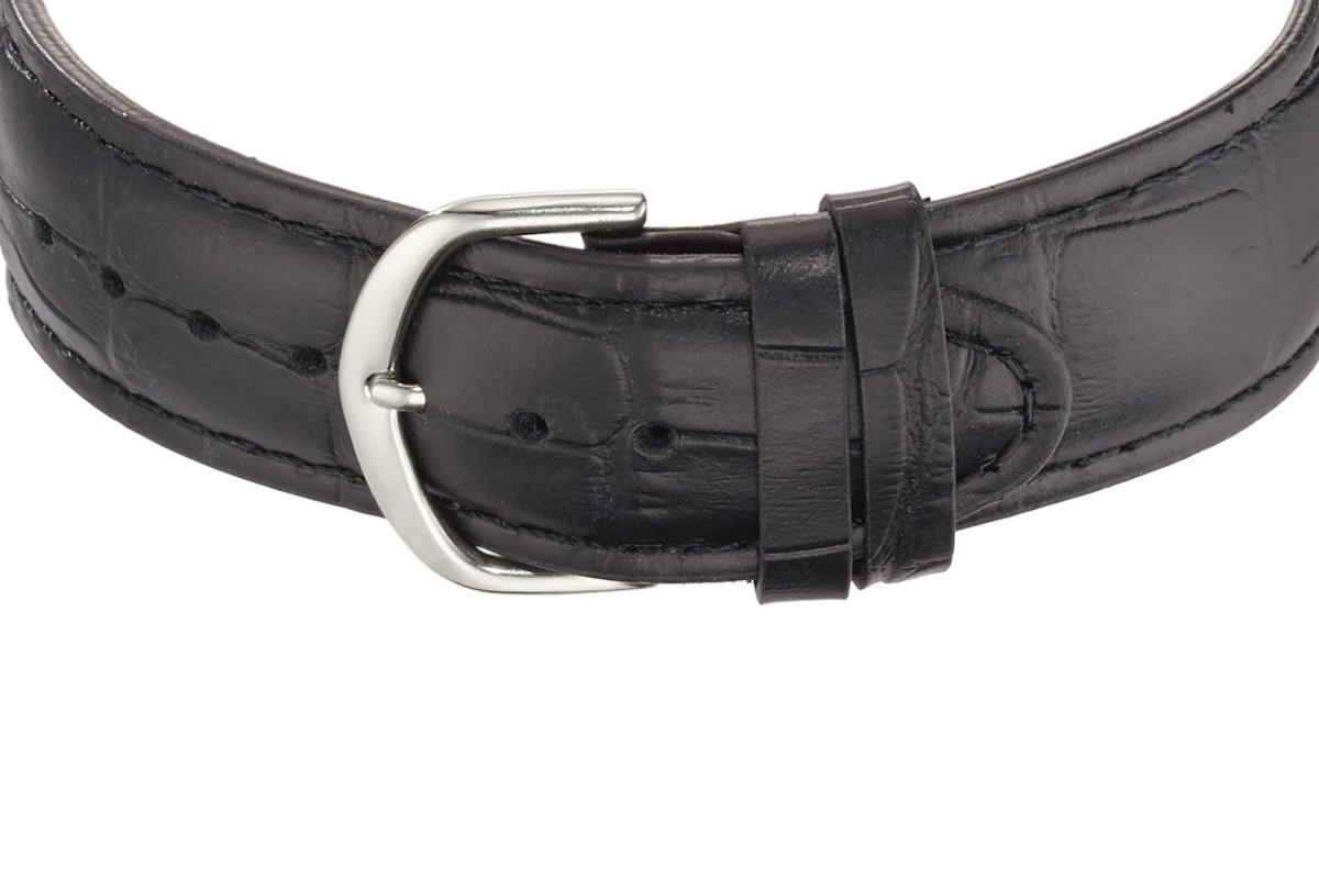 Master Time Funk Quarz Sprechende Herren Uhr Analog mit Leder Armband MTGA-10690-60L