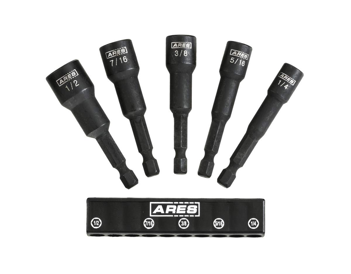 Amazon.com: ARES 70028-5-Piece SAE Impact Magnetic Nut Driver Set