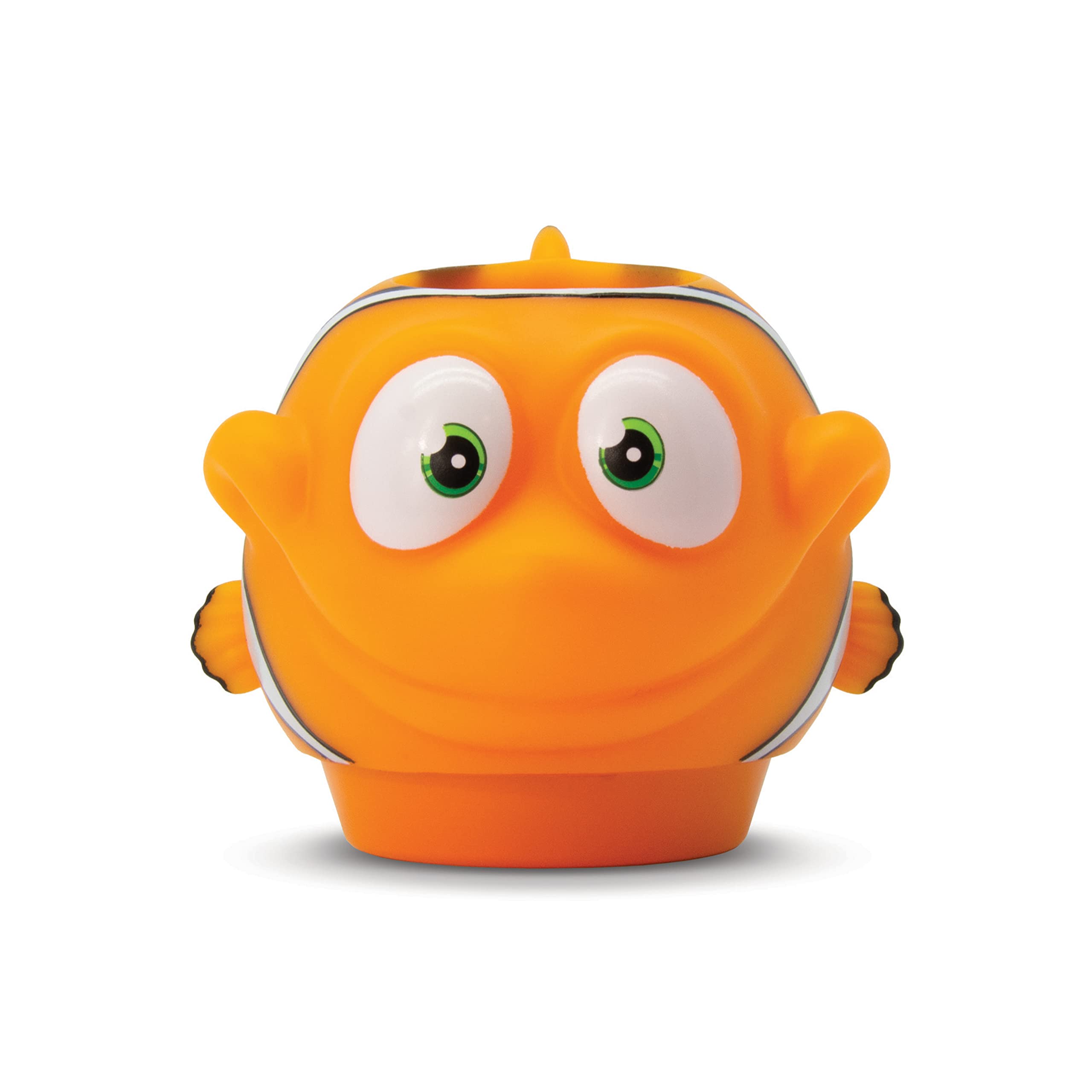 Suddy Buddy Bubble Bath Toy, Kids Ages 3+, Boys & Girls, Safe & Clean, Collect All Four. Includes: 1 Character Soap Dispenser, 1 Trading Card, and 3 Super Bubble Drops. Clownfish