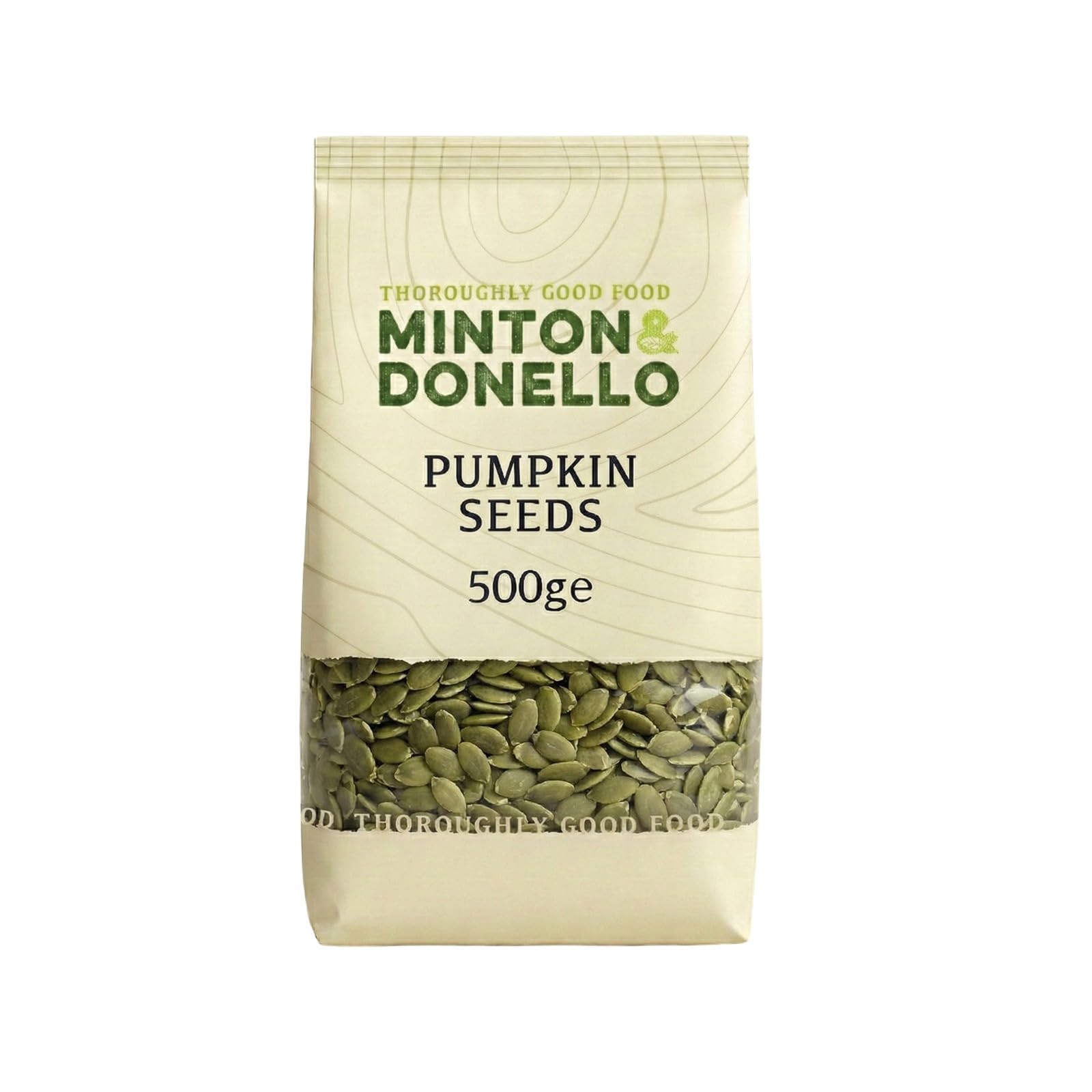 Minton & Donello - Raw Pumpkin Seeds, Nutrient-Rich, Perfect for Healthy Diets, 500g