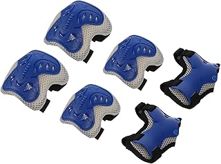 Toddmomy 1 Conjunto De Equipamento De Proteção Para Patinação Adultos Monopatin Para Niños Joelheiras Para Joelheiras De Esqui Conjunto De Joelheiras E Cotoveleiras Para Adultos Conjunto