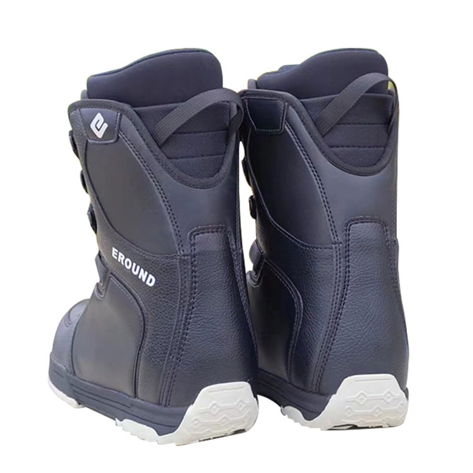 Scarponi da Snowboard da Uomo Scarponi Snowboard Donna Caldi e Comodi Leggero Stivali da Snowboard Allacciati Snowboard Boots Aderenza Elevata e Antiscivolo Taglie 36-46/Nero