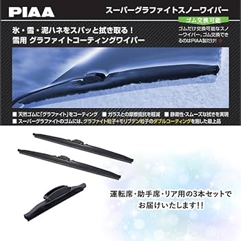 Amazon.co.jp: (冬用ワイパー3本セット) N-BOX(H29.9～) ホンダ