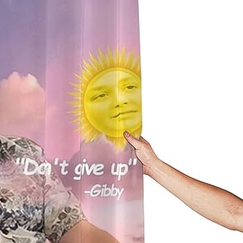 Amazon｜Hyyccue Gibby シャワーカーテン 浴室用 防水 Gibby Say