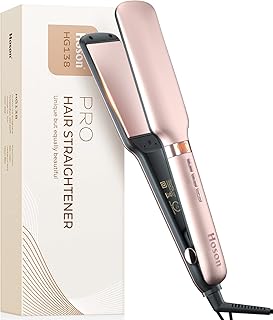 Sponsored Ad - Hoson Professional Hair Straightener for Thick Hair, Wide Plate Flat Iron for Hair 1.75 Inch, Ceramic Hair ...