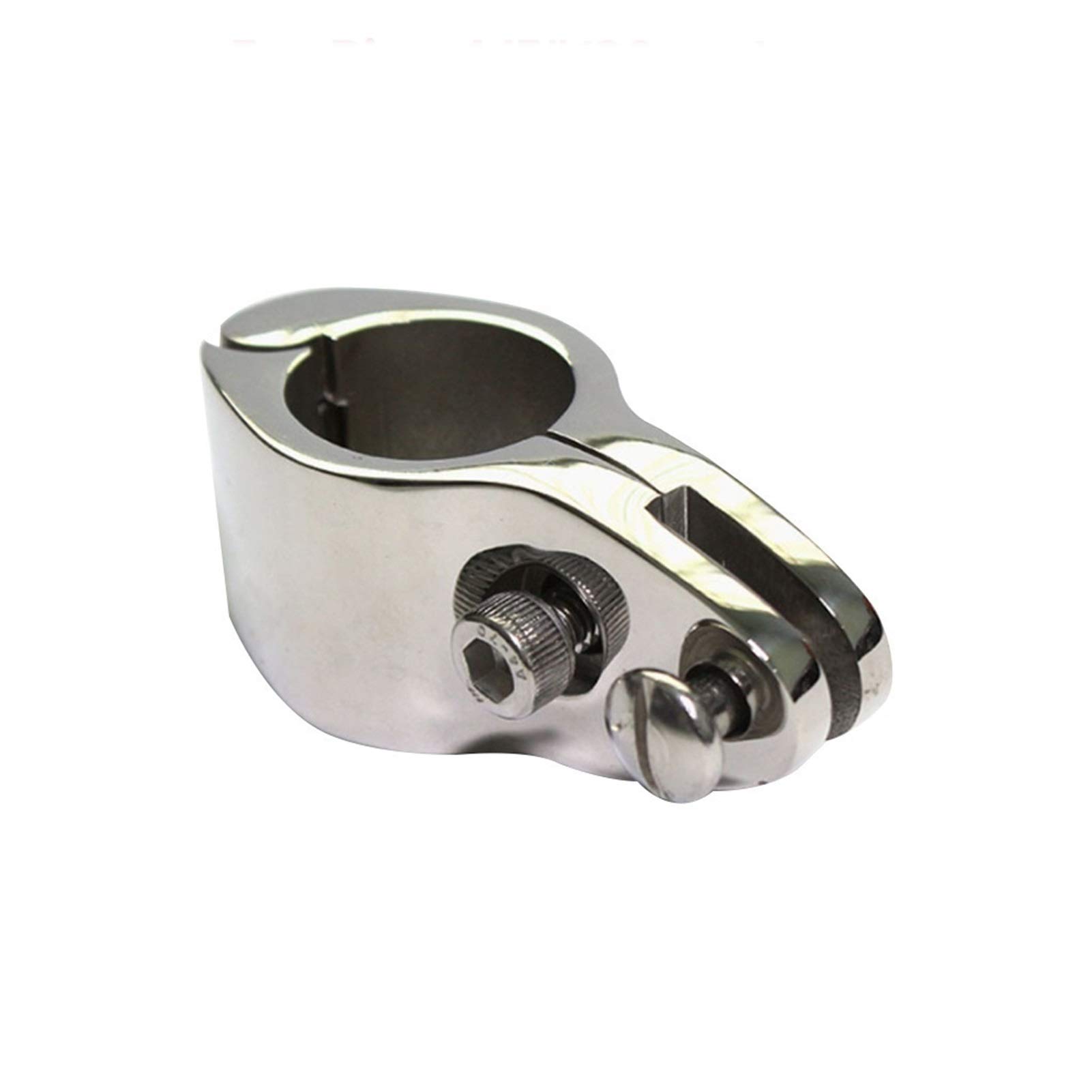 316 Stainless Steel Fitting Boat Hinged with 2 Screws， Jaw Slide Easy Install Marine Hardware(22mm)