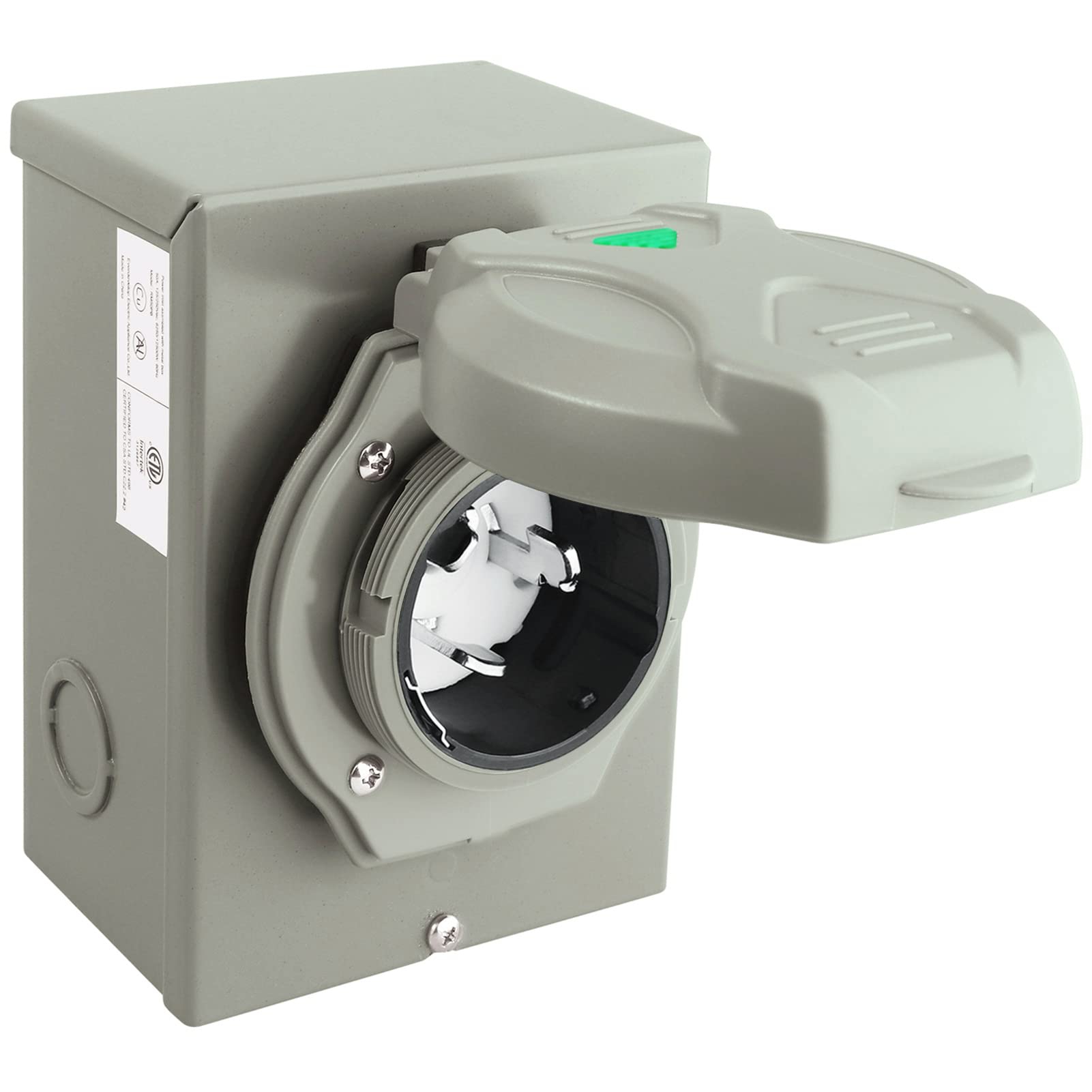 Buy EXCELFU 50 Amp Generator Power Inlet Box, NEMA SS250P Power Inlet