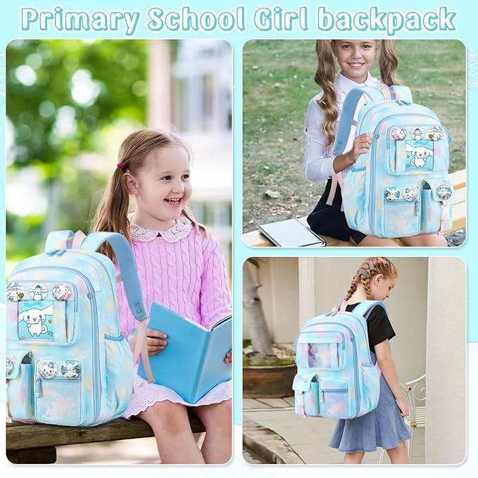 Image of Tinytot 30 Litre Japanese Korean Style School Bag Water-Resistant Laptop & Travel Backpack - Unisex Large 18 Inches Multipurpose Student Backpack for Boys & Girls, Men & Women
