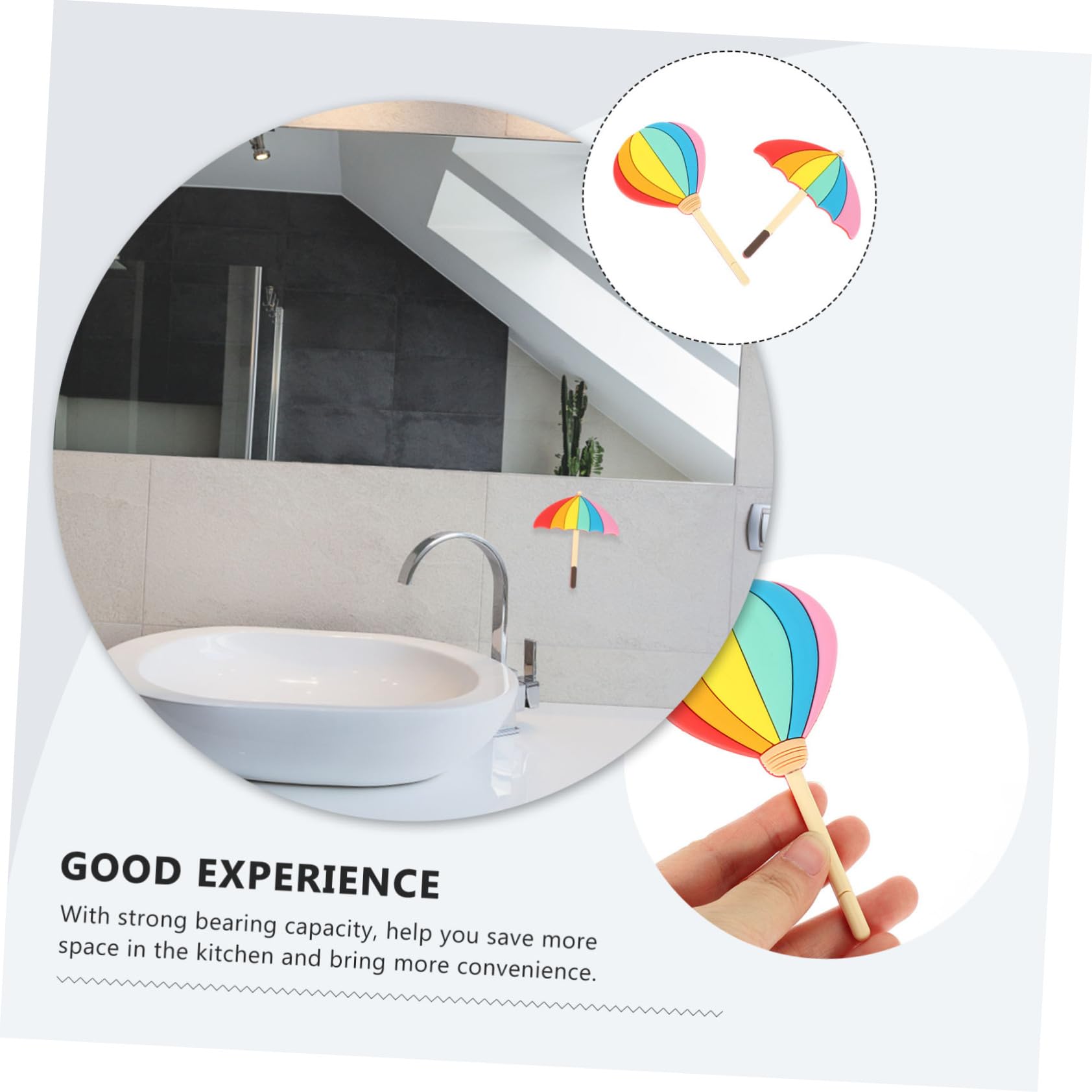 Abaodam 8piezas Ganchos Magnéticos Sin Para Refrigerador Ganchos De Cartoon Brillantes Perfectos Para y Organizar Casa