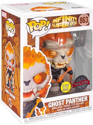 Miniatura 2 de Funko Pop Marvel Warps Ghost Panther Glow