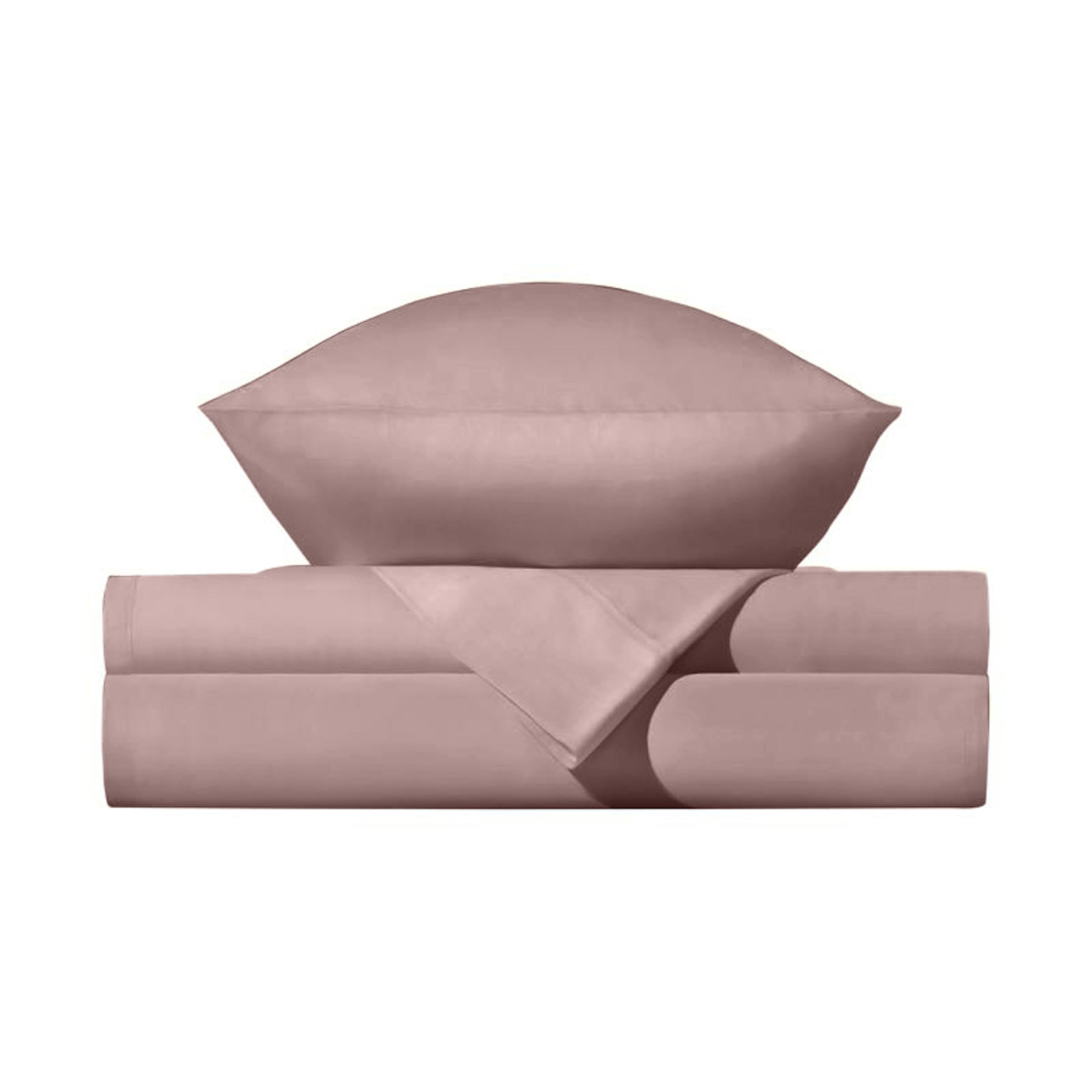 Miracle Made Luxe Pillow Cases - 2 Pack Rosewood, King - Miracle Clean & Cool Cotton - Silver-Infused 300-Thread-Count Ultra-Breathable Protector