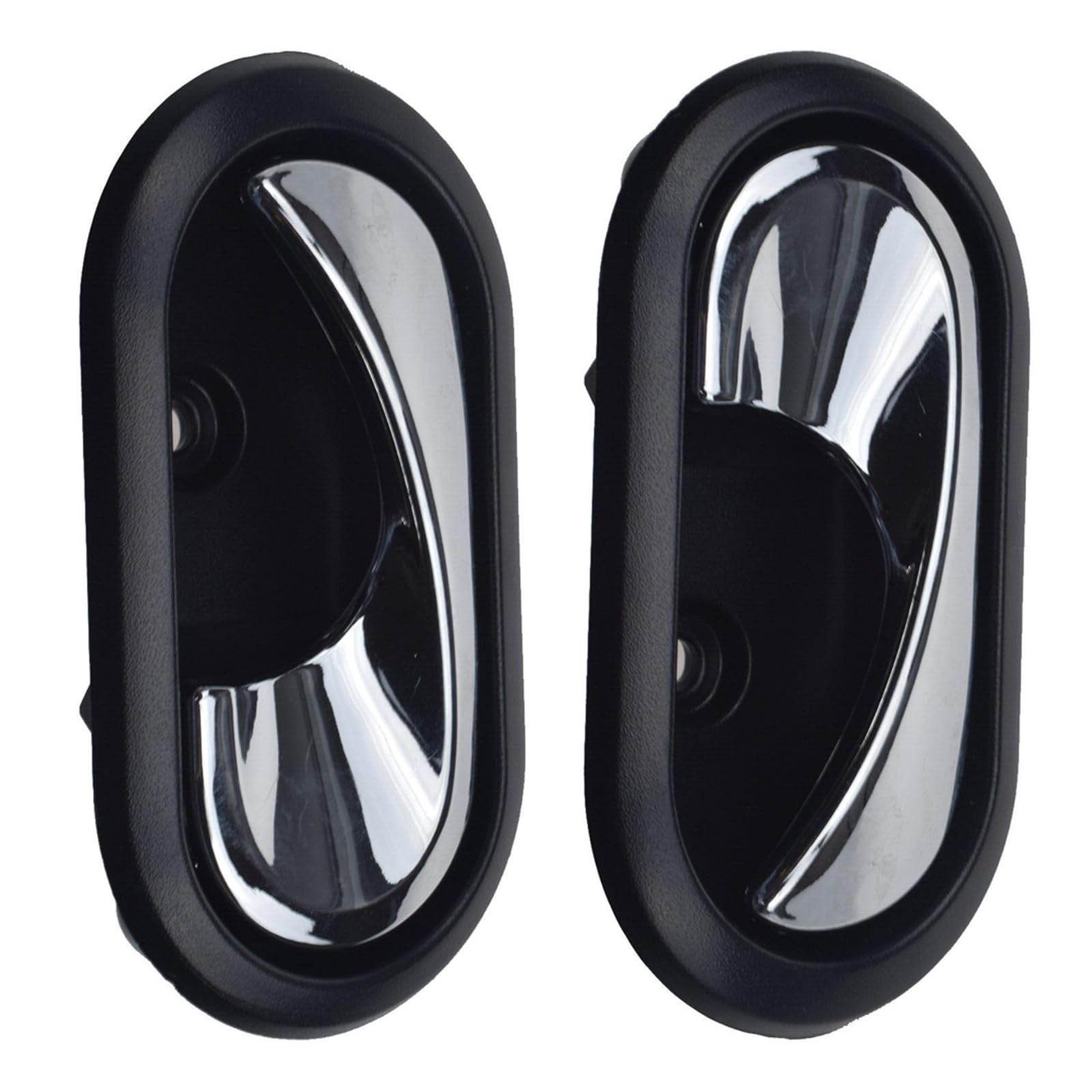 LinQianBhD for Dacia for Dokker for Lodgy for Logan for Duster 8200733848 8200733847 Left Right Car Interior Inner Door Pull Handle Inner Car Door Handle(1 Pair)