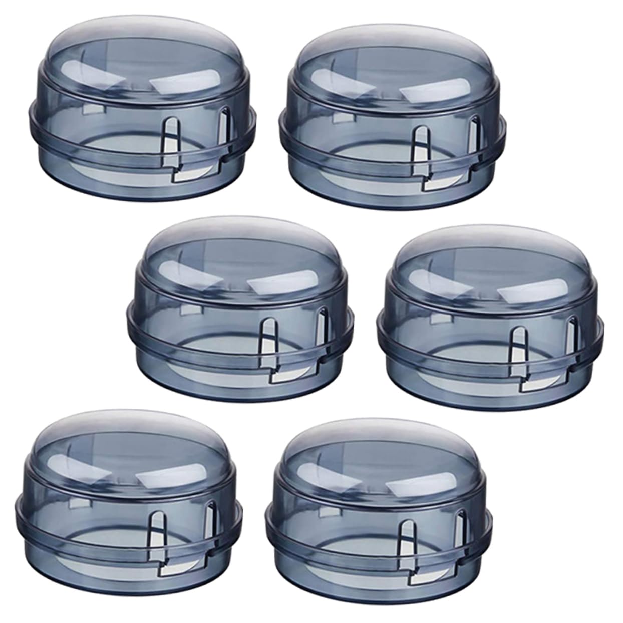6pcs Gas Stove Knob Covers Safety Protection for Kitchen Easy to Install Non-Adhesive Fit for Various Stove and Oven Controls