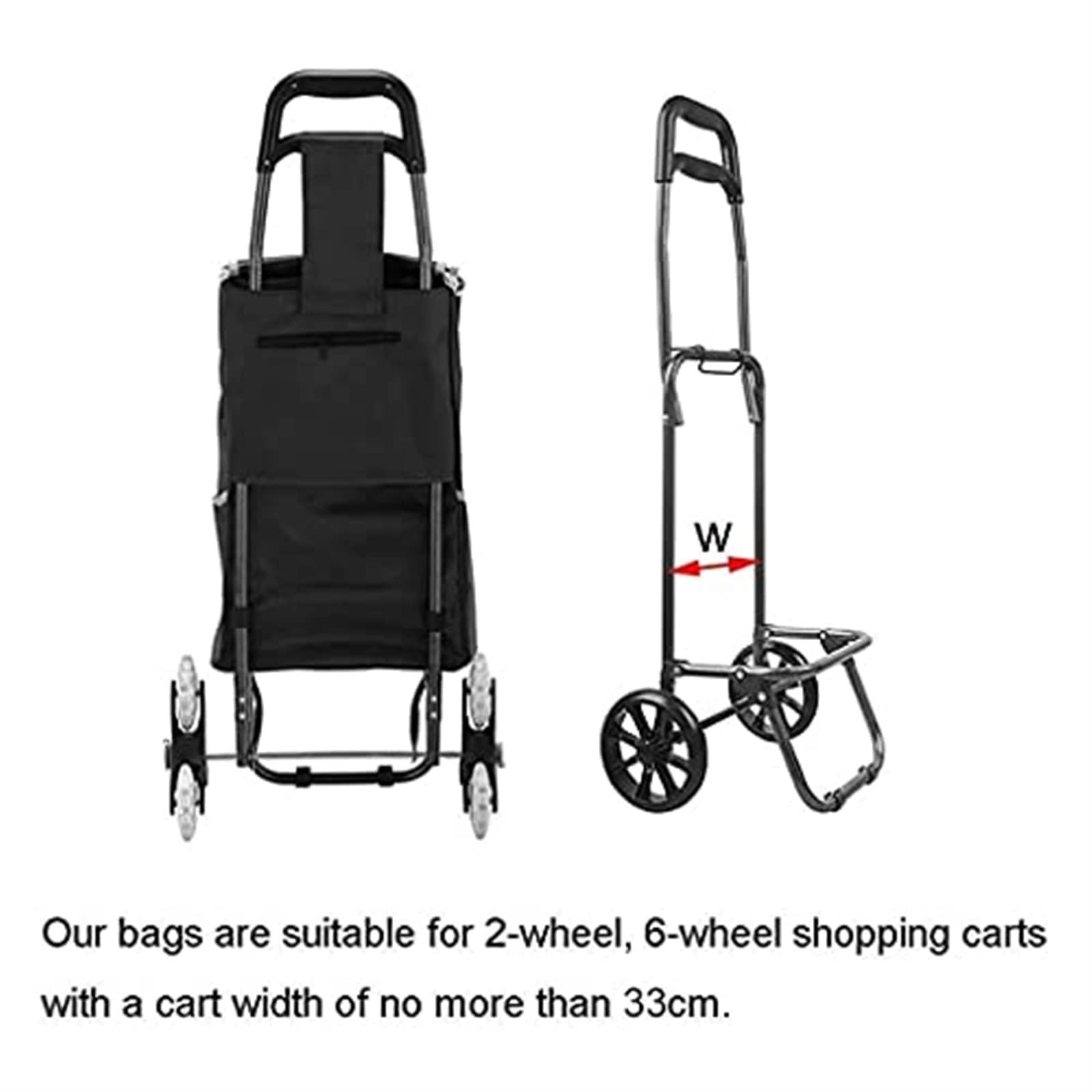 1/2Pcs Torba Zamienna Do Wózka Sklepowego Z Kieszeniami Bocznymi - 72L Torba Zamienna Do Wózka Sklepowego, Duża Pojemność Torba Zamienna Na Zakupy Spożywcze, Wielokrotnego Użytku Torba Zamienna 37,5