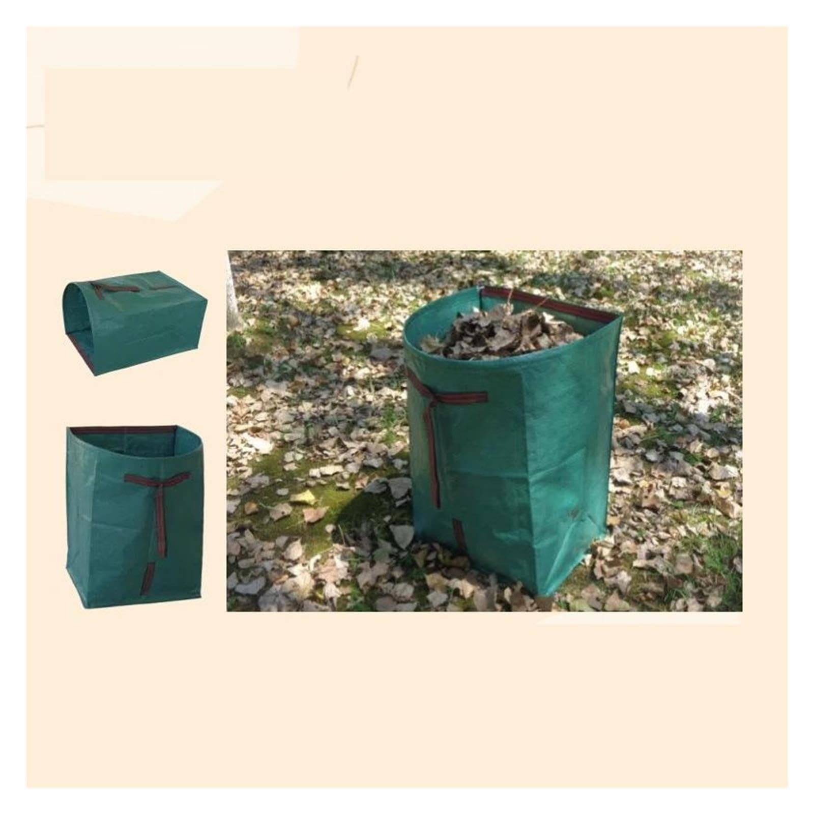 3pcs Semi-circular Leaf Bags Para Jardín