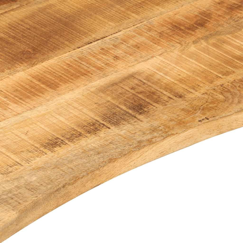 Piano da scrivania in legno massiccio, 140 x 50 x 2,5 cm, in legno massiccio di mango, piano di lavoro con apertura, versatile, per ufficio, sala da pranzo, cucina, come ricambio o mobili fai da te