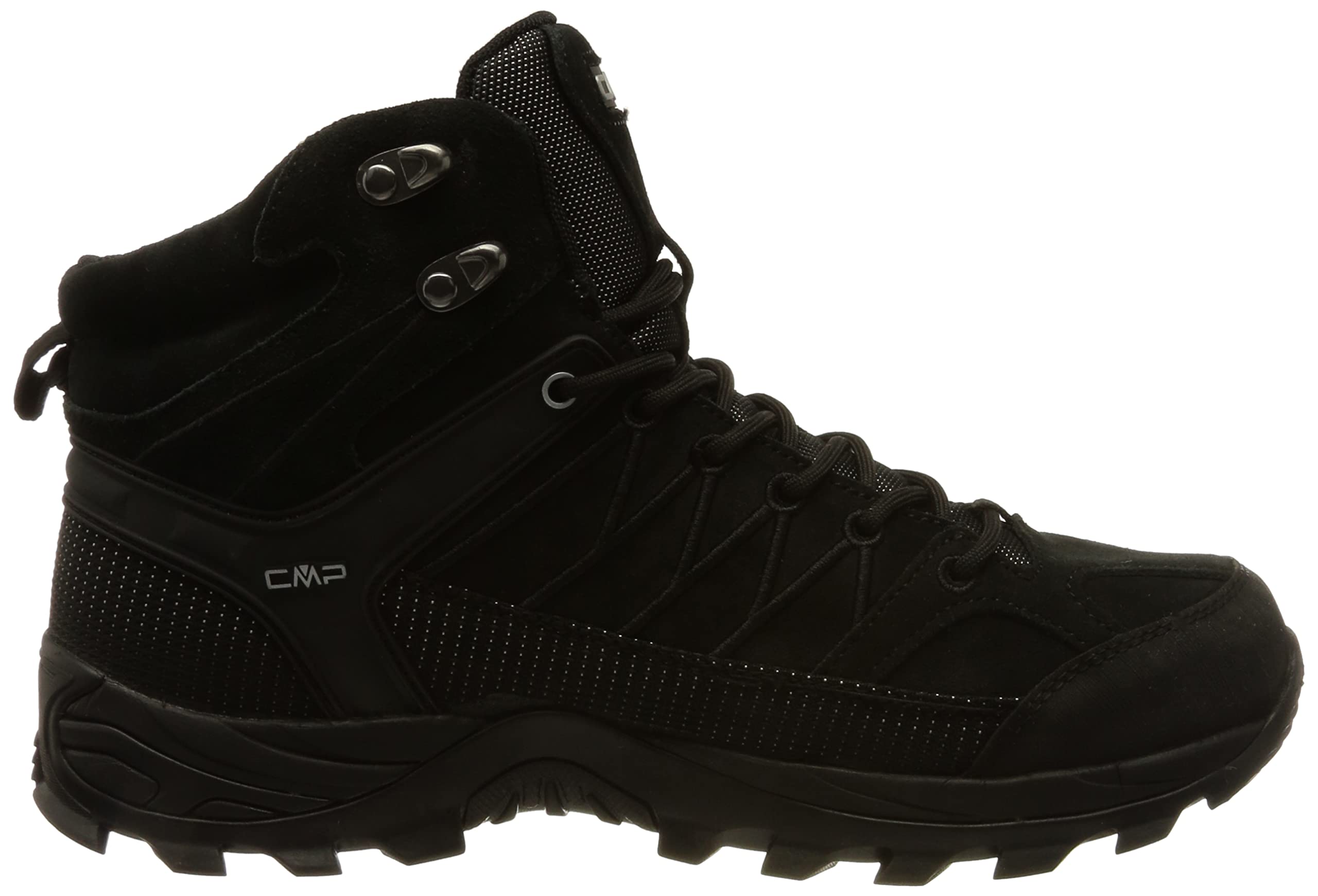CMP Rigel Mid Trekking Shoes Wp, Scarpe da trekking Uomo, Nero-Nero, 43 EU