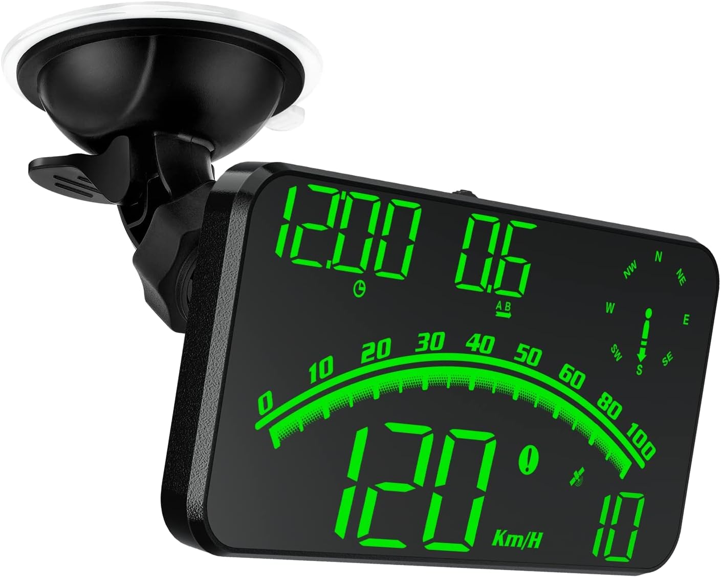 wiiyii Heads up Display for Cars Speedometer for Car, HUD Digital Speedometer for Car with Speed Alarm, Fatigue Driving Reminder, Upgraded 5.5" large-screen, Heads up Display Suitable for All Vehicles