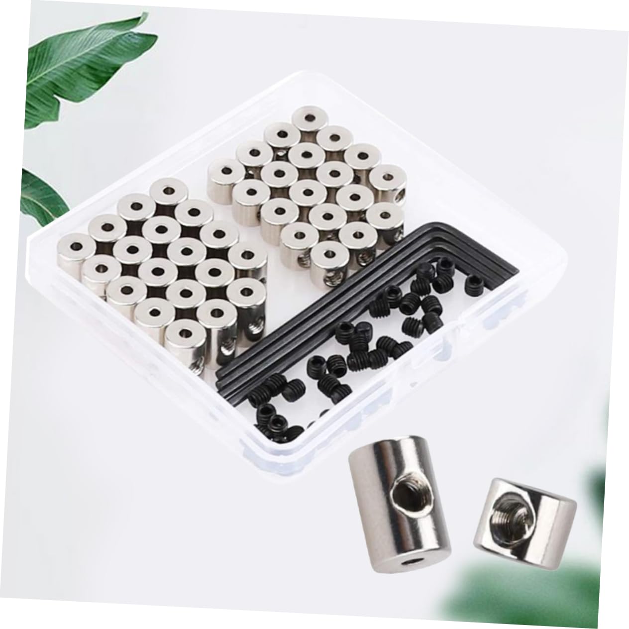 DIYEAH 1 Set Locking Pin Backs for Secure Badge Attachment Durable Metal Pin Keepers for Clothes Bags Vests and Hats Reliable Screw Wrench Design for Crafting and Jewelry Making