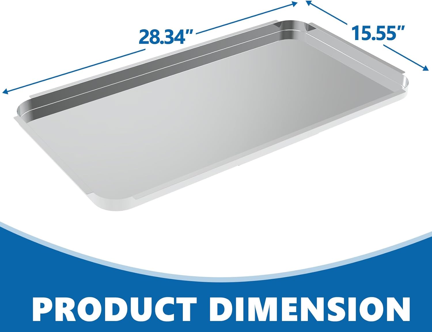 SafBbcue Grill Grease Tray, Stainless Steel Drip Pan Tray, Bull Grill Replacement Parts 24269 of All Bull 38 Inch Grills - Brahma