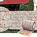 Produktbild Plantiflex Sichtschutz Rolle 35m Blickdicht PVC Zaunfolie Windschutz für Doppelstabmatten Zaun (Stein-Terracotta)