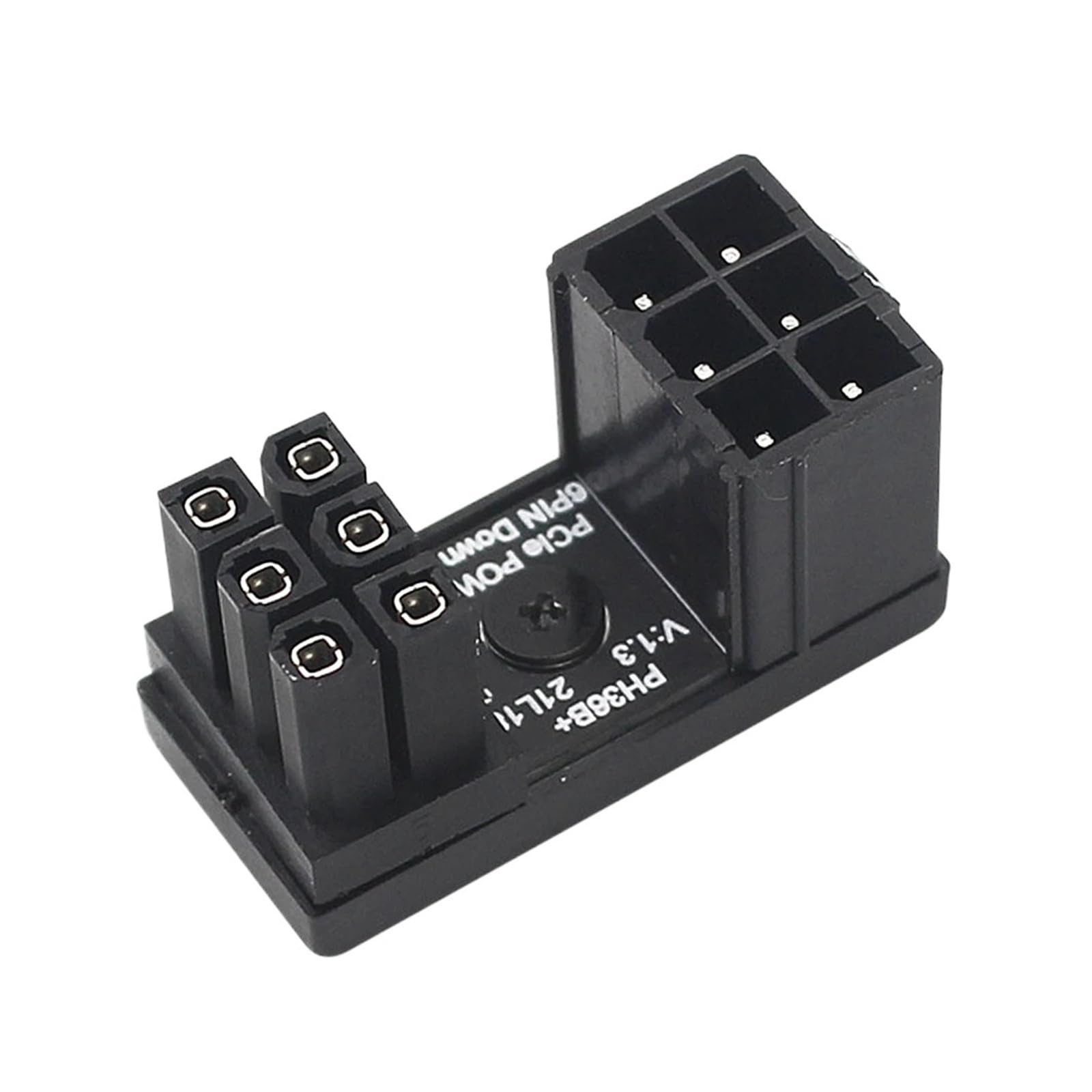 Conector GPU de 8 pines para cajas mini ITX con adaptador de corriente de 180 grados 7