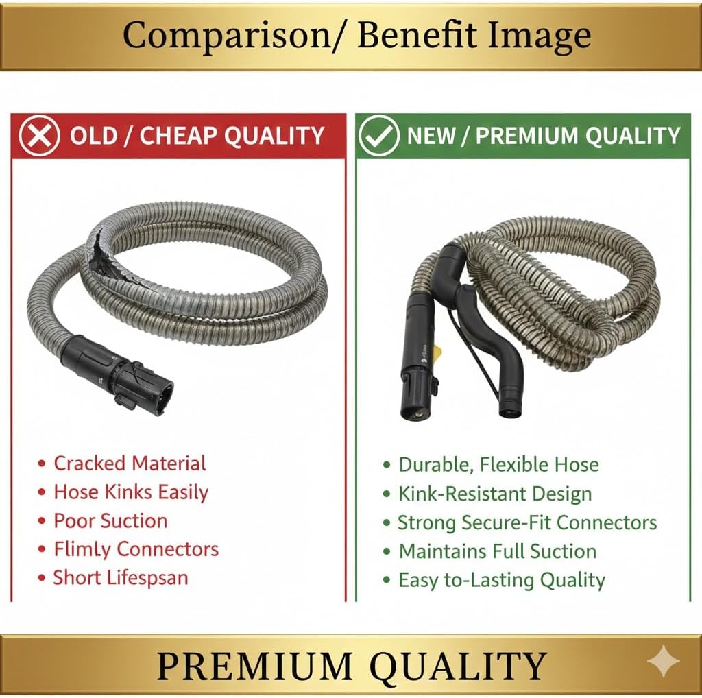 Replacement of Bissell 1711,1712, 2114, 2117 Vacuum Cleaner Hose #160-8322