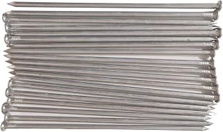 Landscape Stakes,10 in 50PCS Metal Galvanized Landscape Spikes.