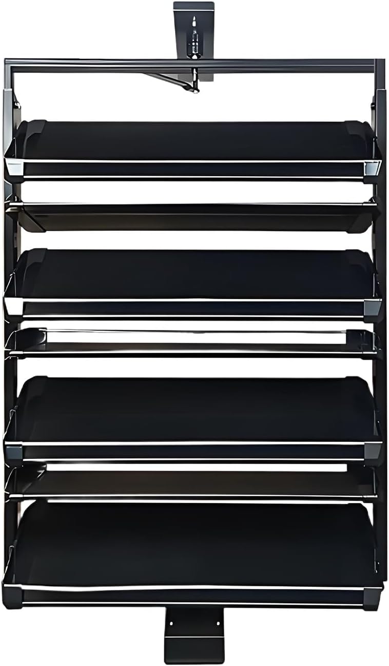 Shoe Storage Cabinet Cabinets Hallway Slim Cupboard Cupboards Hallways Slimline，360° Rotating Pull-Out Shoe Rack,Adjustable Height Multi-Layer Organizer,Vertical Storage Shelf,for Wardrobe H