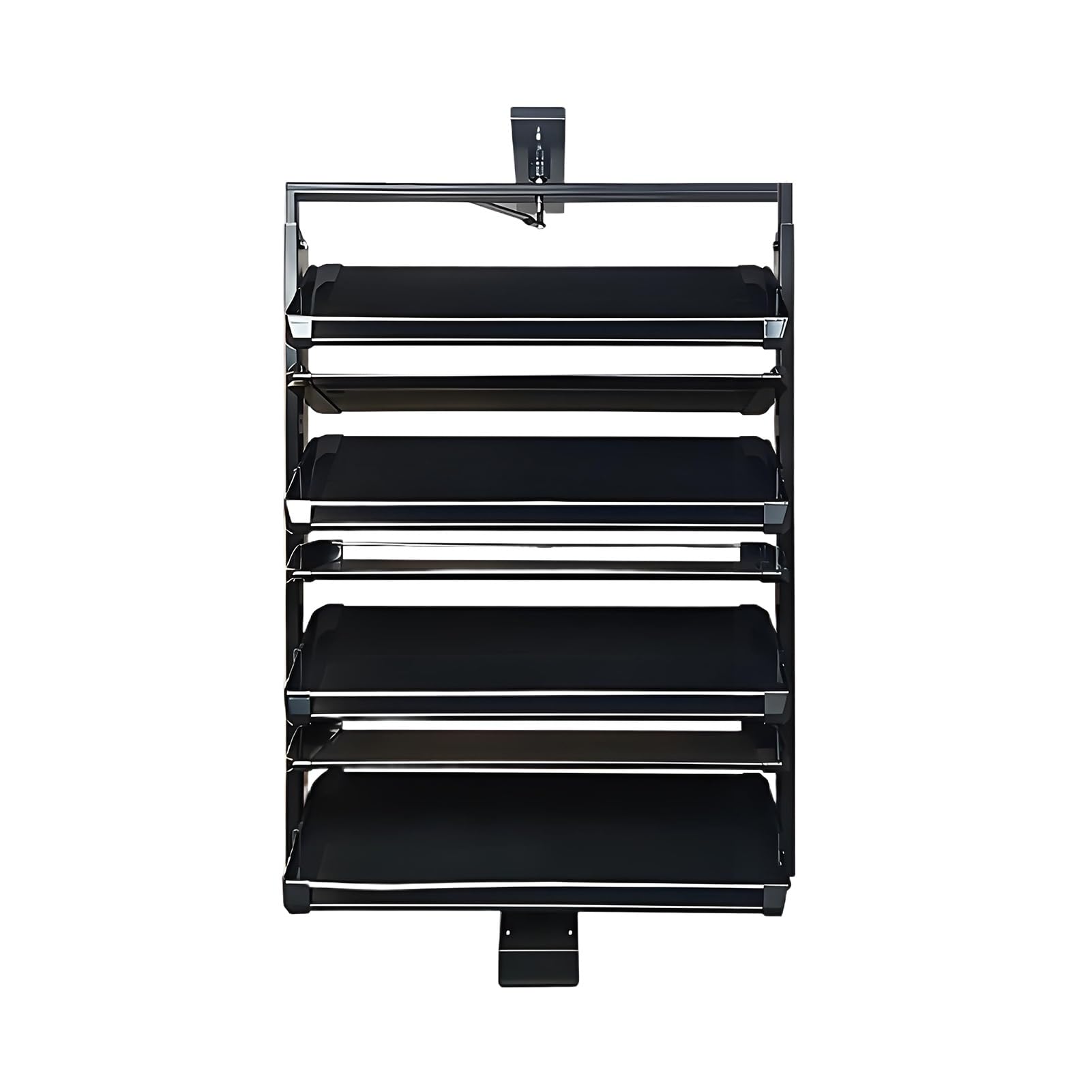 Zapatero extraíble giratorio de 360°, organizador multicapa de altura Ajustable, estante de almacenamiento Vertical, para armario, pasillo o entrada (7 niveles).