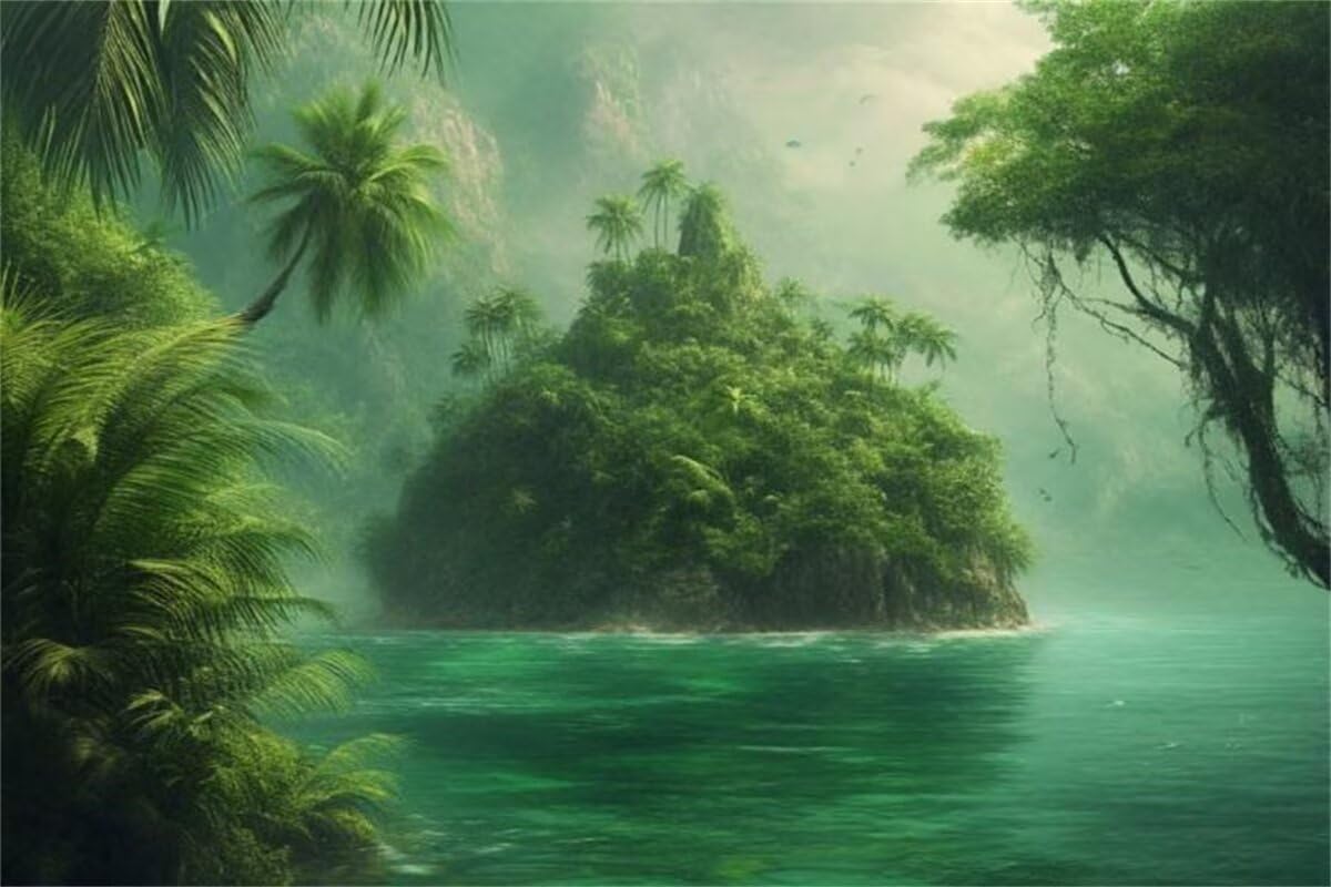 Puzzle 2000 sztuk wyspa puzzle natura układanki drewniane, klasyczne dla dorosłych diY gra wyzwanie idealnie pasują między nimi literami z tyłu Wysokiej jakości układanki dla dzieci dorosłych wiek 14