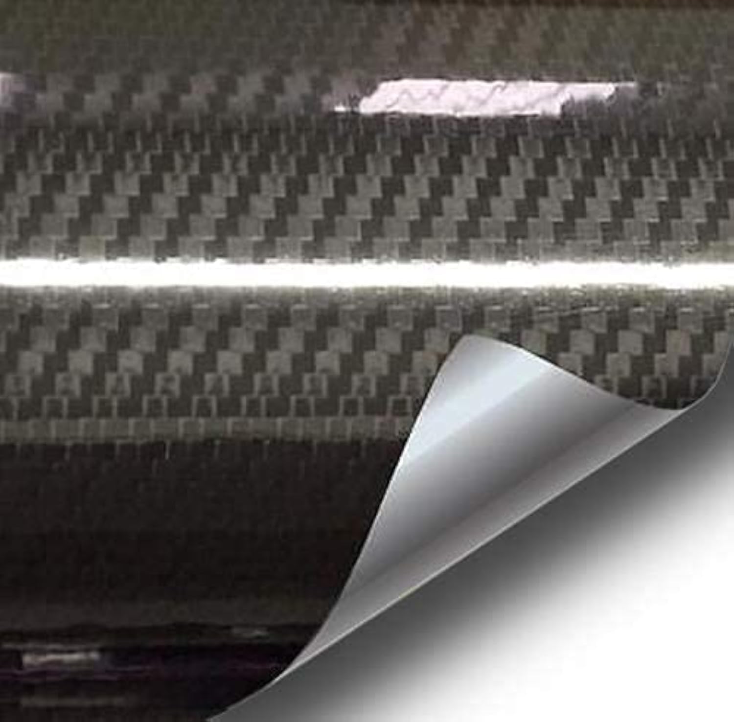 VViViD V Epoxy High Gloss Black Carbon Fiber Vinyl Automotive Car Wrap Film DIY Interior (2.75ft x 5ft)