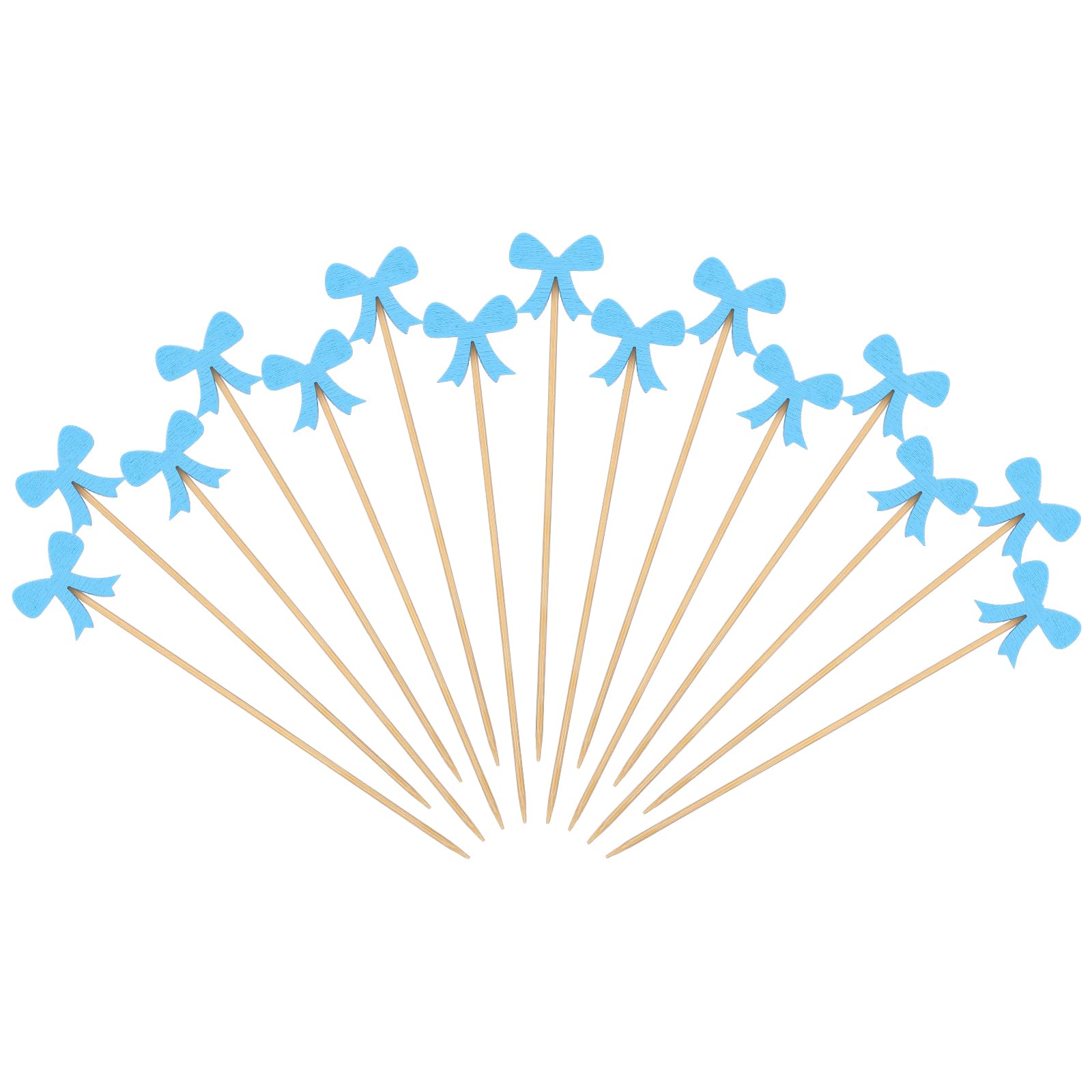 200 Winter Cocktail Picks - Snowflake Bamboo Toothpicks For Christmas Drinks & Appetizers - View #9