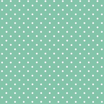 d-c-fix 346-0648 Mint Polka Dot Adhesive Film | Self Adhesive Vinyl for Furniture, Kitchen Cabinets, Table & Window Sills DIY Peel and Stick Wrap Wipe Clean & Durable
