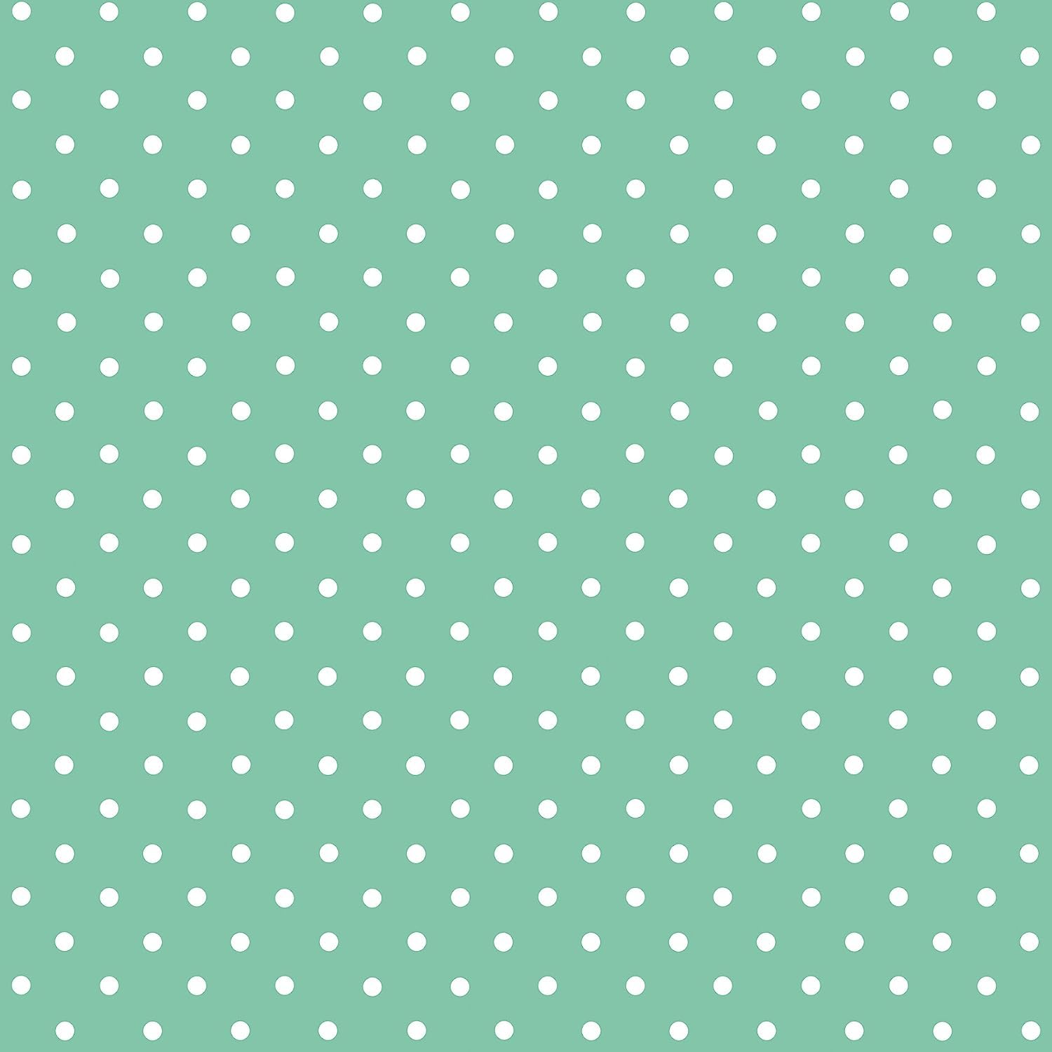 d-c-fix 346-0648 Mint Polka Dot Adhesive Film