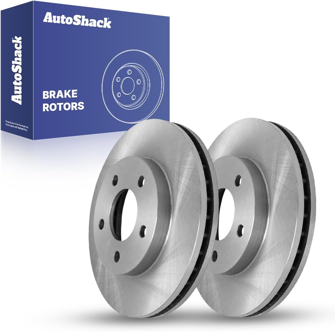 AutoShack Front Vented Brake Rotors 2-PC Set Replacement for 2002-2007 Buick Rendezvous 2001-2005 Pontiac Aztek 10.83" (275 mm)