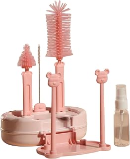 Travel Bottle Brush, Silicone Travel Cleaning Set, 5x16x6cm, Flexible Nipple Straw Washer for Tumblers, Bottles, Pipes, Food Containers, Cups, Glasses, Baby Gear