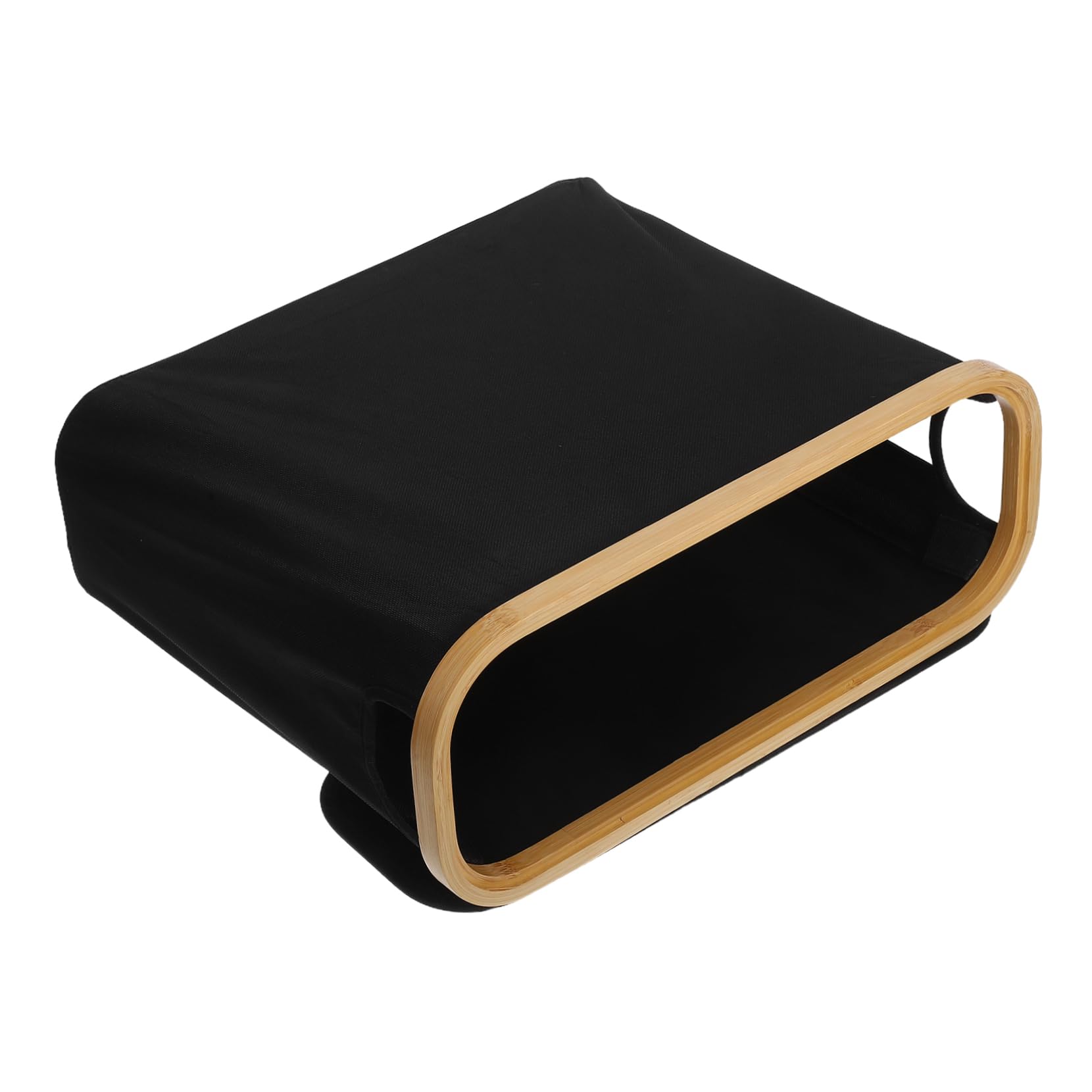 STOBAZA Collapsible Tissue Basket with Protective Lid Storage Container for Bathroom and Home Organization Space Saving Design