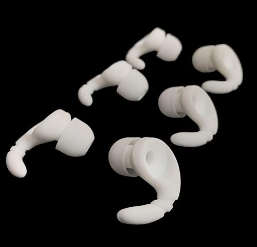 Miniatura 9 de Estabilizadores deportivos para auriculares, aletas, aislamiento de ruido de ala, adaptadores de oreja de repuesto para auriculares en el oído,